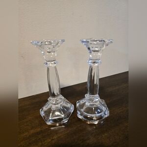 Glass Candle Holders